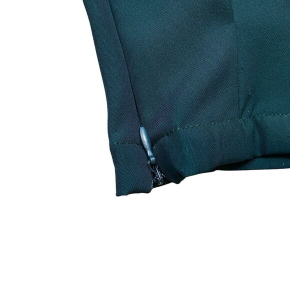 New without Tags Lars Amadeus Men's Pants Pleated Zip Hem Tapered Cropped 34‎ - Picture 4 of 16